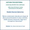 Lectura tesi Rubén García Cabrerizo a la UIB