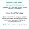 Lectura tesi Sr. Marco Bauzá Thorbrügge